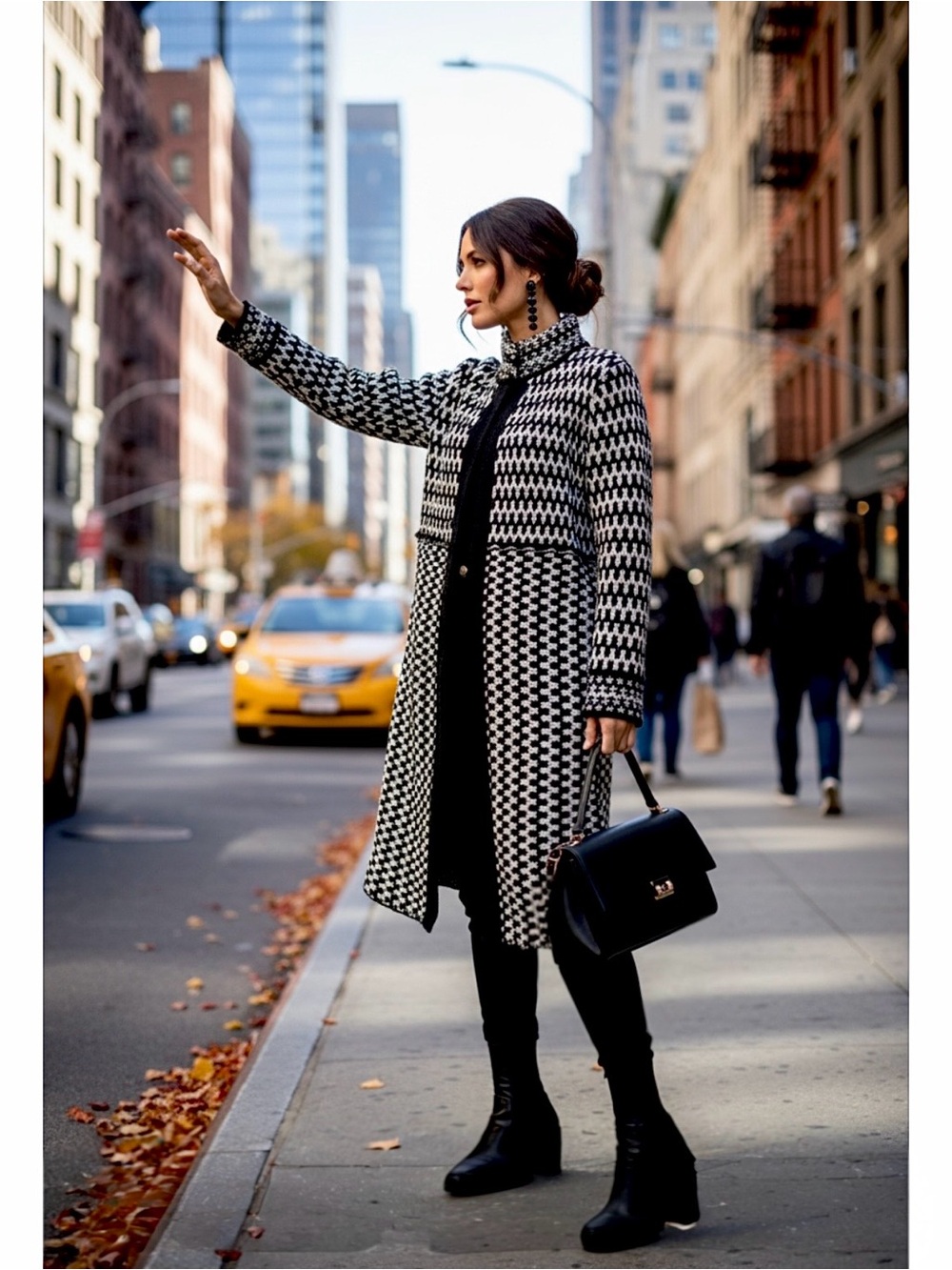 Cynthia Rowley - Houndstooth Coat